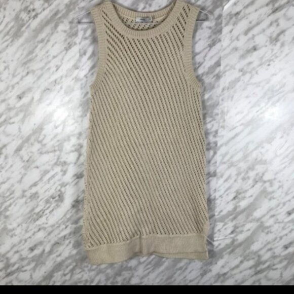 Vince Mesh Knit skeeveless tank sweater - Picture 3 of 8